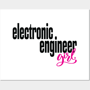 Electronic Engineer Girl Posters and Art